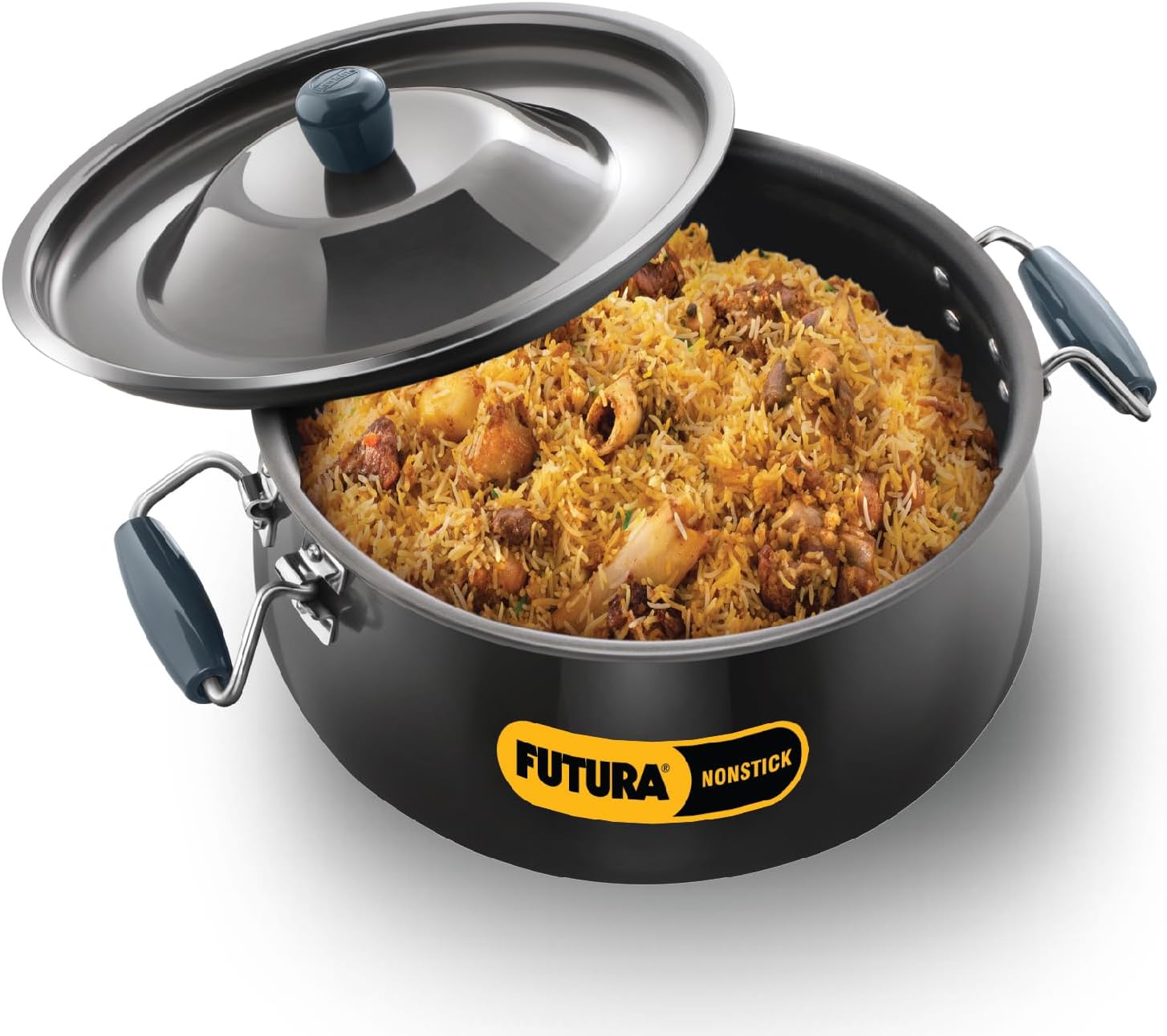 Hawkins Futura 12 Litre BigBoy Biryani Handi, Non Stick Pot