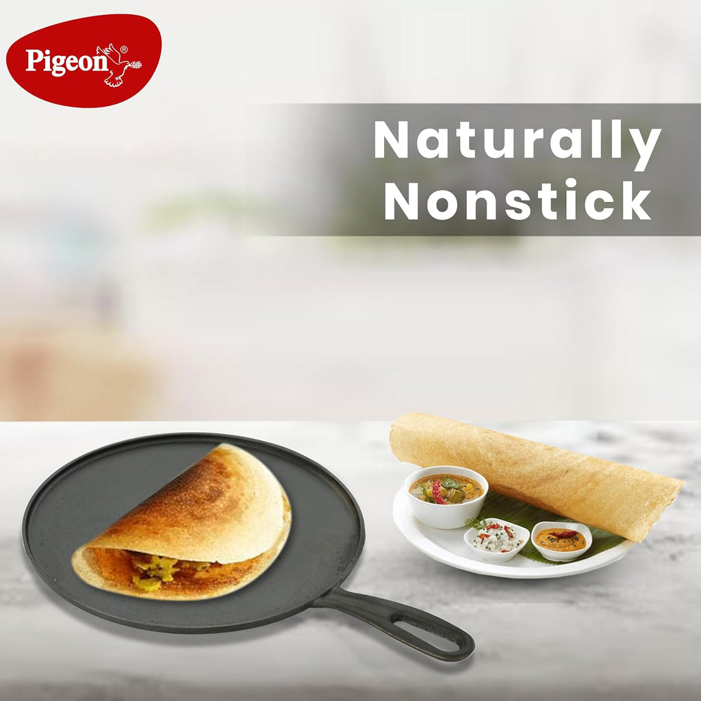 Pigeon Imperi Cast Iron Long Handle Tawa